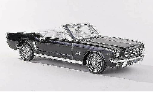Ford Mustang Convertible 1/18 Motormax black diecast model cars