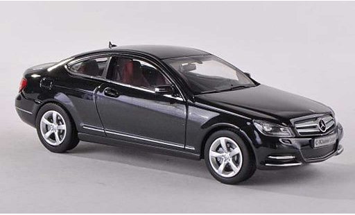 Mercedes Classe C Coupe 1/43 Norev (C204) black Facelift diecast model cars
