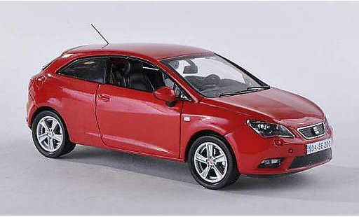 Seat Ibiza SC 1/43 Seat red 2013 diecast model cars