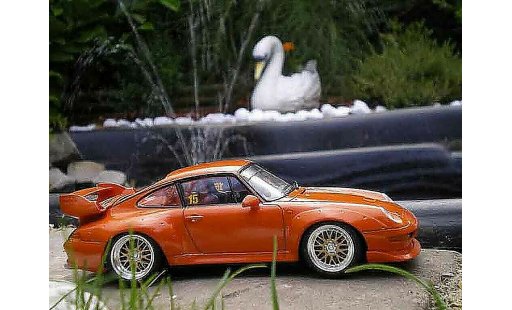 Porsche 911 GT2 1/18 Ut Models street version orange diecast model cars