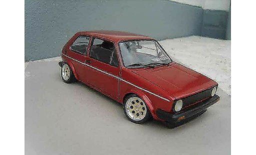Volkswagen Golf GTI 1/18 Solido rouge mk1 1982 grands feux diecast model cars