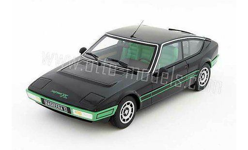 Simca Bagheera X 1/18 Ottomobile 1978 black bandes greens diecast model cars