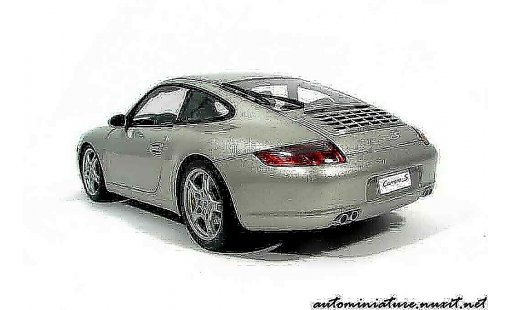 Porsche 911 S 1/18 Autoart Carrera grey polaire diecast model cars