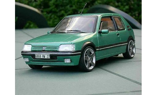 Peugeot 205 GTI 1/18 Solido Griffe 1.9 jantes blacks diecast model cars