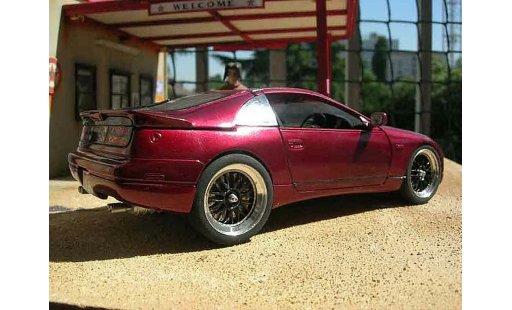 Nissan 300 ZX 1/18 Kyosho red diecast model cars