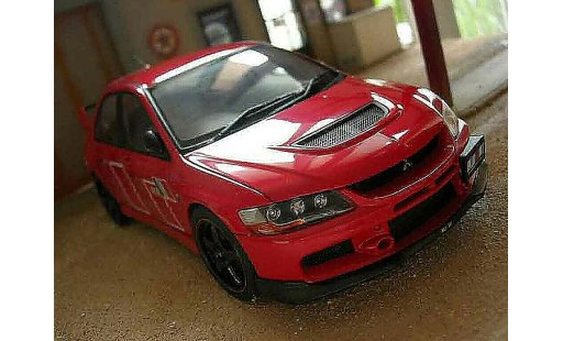 Mitsubishi Lancer Evolution IX 1/18 Autoart rallye art red diecast model cars