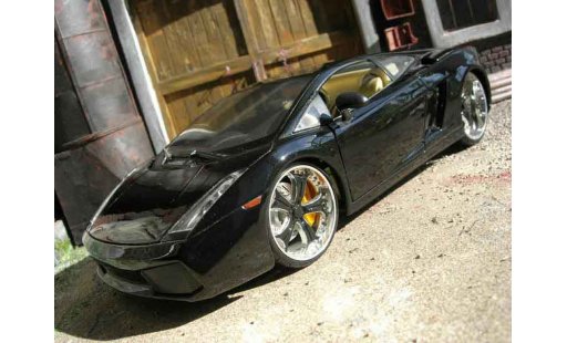 Lamborghini Gallardo SE 1/18 Playerz tuning black diecast model cars
