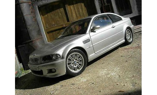 Bmw M3 coupe 1/18 Kyosho E46 grey diecast model cars
