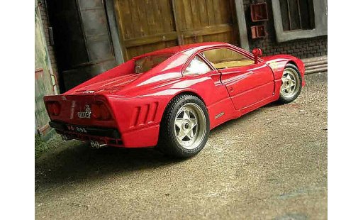 Ferrari 288 GTO 1/18 Burago red jantes f40 diecast model cars