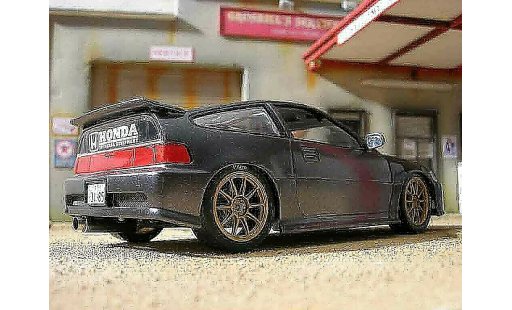 Honda CRX Base 1/18 Hot Wheels jdm grey diecast model cars