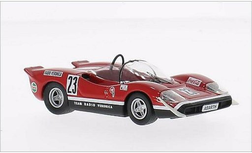 Abarth 2000 S 1/43 Best No.23 Team Radio Verona Silverstone 1969 diecast model cars