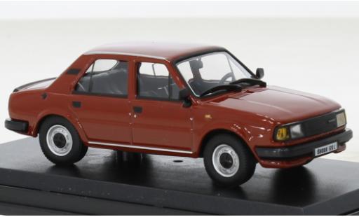 Diecast model cars Skoda 120 Base L orange 1984 1/43 Abrex