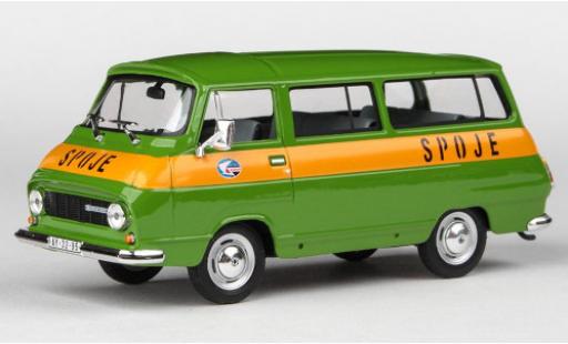 Diecast model cars Skoda 1203 Mikrobus green Spoje 1974 1/43 Abrex