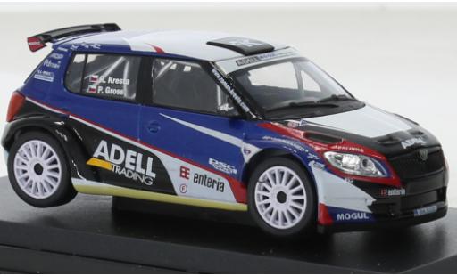 Diecast model cars Skoda Fabia S2000 II FL Adell Mogul Racing Team Kresta Design 2011 1/43 Abrex