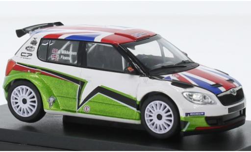Diecast model cars Skoda Fabia S2000 II FL UK Mikkelsen Design 2011 1/43 Abrex