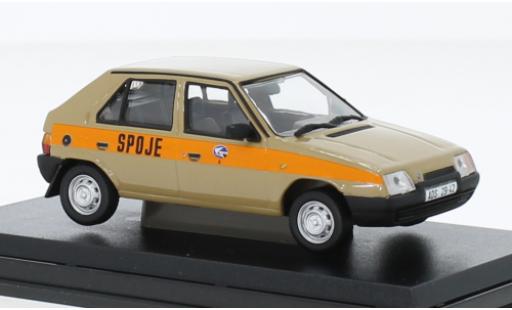Diecast model cars Skoda Favorit Livree Officielle 136L Spoje 1988 1/43 Abrex