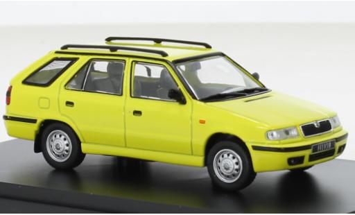 Diecast model cars Skoda Felicia FL Combi yellow 1998 1/43 Abrex