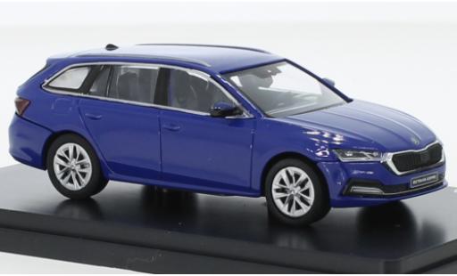 Diecast model cars Skoda Octavia Combi IV blue 2020 1/43 Abrex