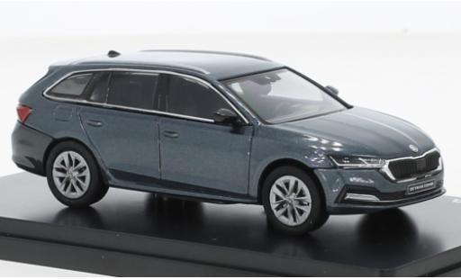 Diecast model cars Skoda Octavia Combi IV metallise grey 2020 1/43 Abrex