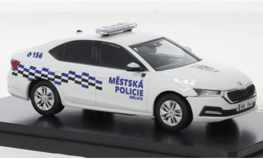Diecast model cars Skoda Octavia Police IV Mestska Policie 2020 1/43 Abrex