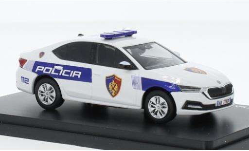 Diecast model cars Skoda Octavia Police IV Policia Albania 2020 1/43 Abrex