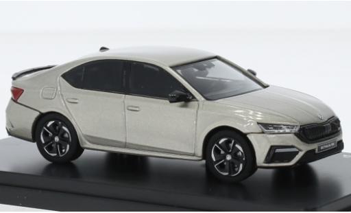 Diecast model cars Skoda Octavia RS IV metallise beige 2020 1/43 Abrex