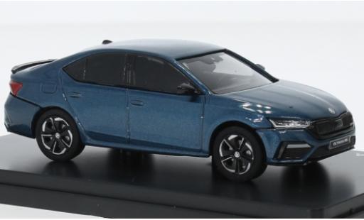 Diecast model cars Skoda Octavia RS IV metallise blue 2020 1/43 Abrex