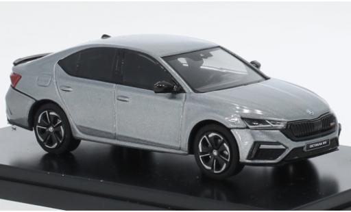 Diecast model cars Skoda Octavia RS IV metallise grey 2020 1/43 Abrex