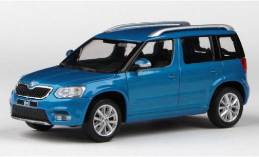 Diecast model cars Skoda Yeti FL metallic blue 2013 1/43 Abrex