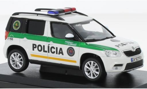 Diecast model cars Skoda Yeti FL Policia (SR) 2013 1/43 Abrex