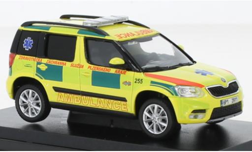 Diecast model cars Skoda Yeti FL ZZS Plzenskeho Kraje 255 2013 1/43 Abrex
