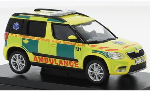 Diecast model cars Skoda Yeti FL ZZS Zlinskeho Kraje 131 2013 1/43 Abrex