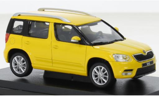 Diecast model cars Skoda Yeti Base yellow 2013 1/43 Abrex