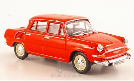 Diecast model cars Skoda 1000 Base MB red 1964 1/43 Abrex
