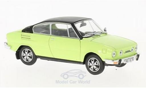 Diecast model cars Skoda 110 R green/black 1/43 Abrex
