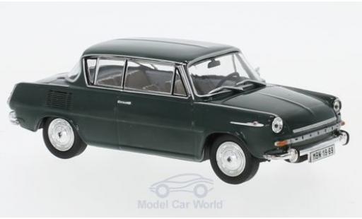 Diecast model cars Skoda 1100MBX Base 0MBX green 1969 1/43 Abrex
