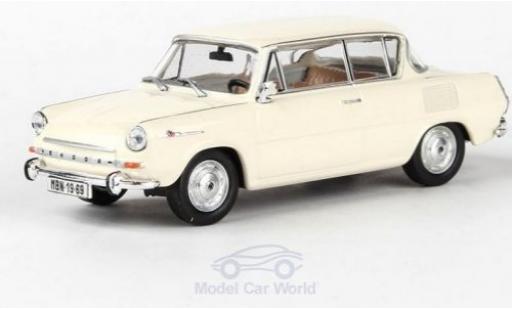 Diecast model cars Skoda 1100MBX Base 0MBX beige 1969 1/43 Abrex