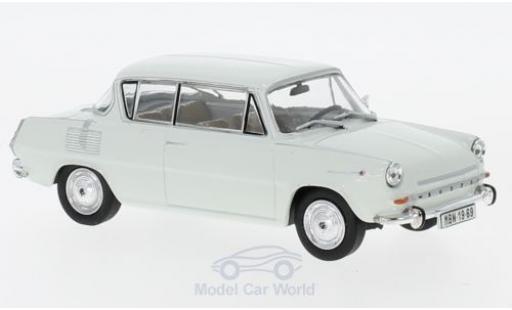 Diecast model cars Skoda 1100MBX Base 0MBX grey 1969 1/43 Abrex