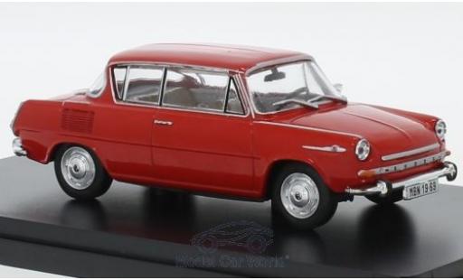 Diecast model cars Skoda 1100MBX Base 0MBX red 1969 1/43 Abrex