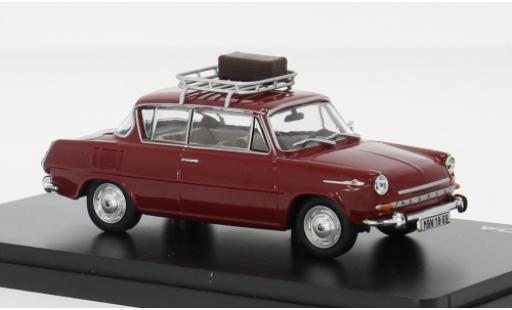 Diecast model cars Skoda 1100MBX Base 0MBX red 1969 1/43 Abrex