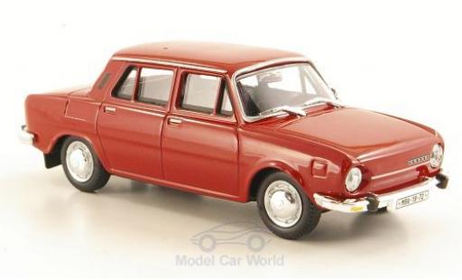 Diecast model cars Skoda 110 L red 1973 without Vitrine 1/43 Abrex