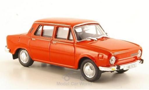 Diecast model cars Skoda 110 L red 1973 1/43 Abrex