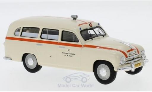 Diecast model cars Skoda 120 Rettungswagen 1 1956 1/43 Abrex
