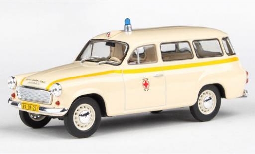 Diecast model cars Skoda 120 Ambulanz 2 Ambulance Sanitka Zachranna Sluzba Praha (CZ) 1964 1/43 Abrex