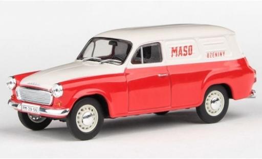 Diecast model cars Skoda 120 Kasten 2 van Maso Uzeniny 1965 1/43 Abrex