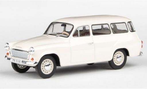 Diecast model cars Skoda 120 Base 2 white 1964 1/43 Abrex
