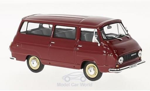 Diecast model cars Skoda 1203 Mikrobus red 1974 1/43 Abrex