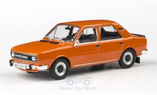 Diecast model cars Skoda 120 Base L orange 1982 1/43 Abrex