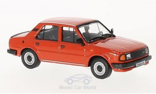 Diecast model cars Skoda 120 Base L red 1984 1/43 Abrex