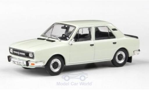 Diecast model cars Skoda 120 Base L white 1982 1/43 Abrex